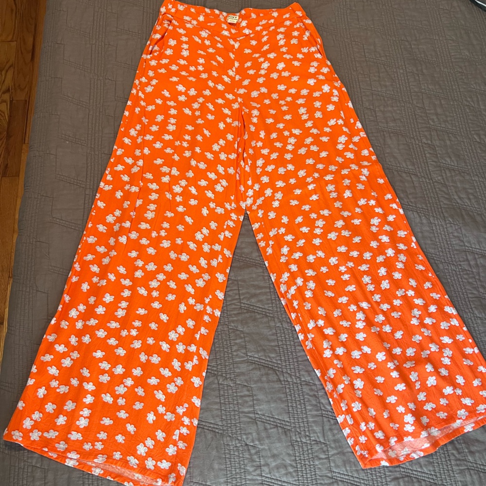 Roxy Orange Floral Women’s Bottoms Size XS, Only Worn Once